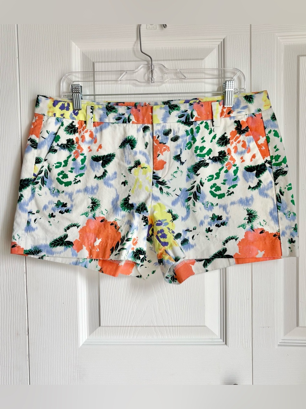 Gap Summer Floral Multicolor Women's Casual Shorts Size 12 Waist 34” Inseam 3”